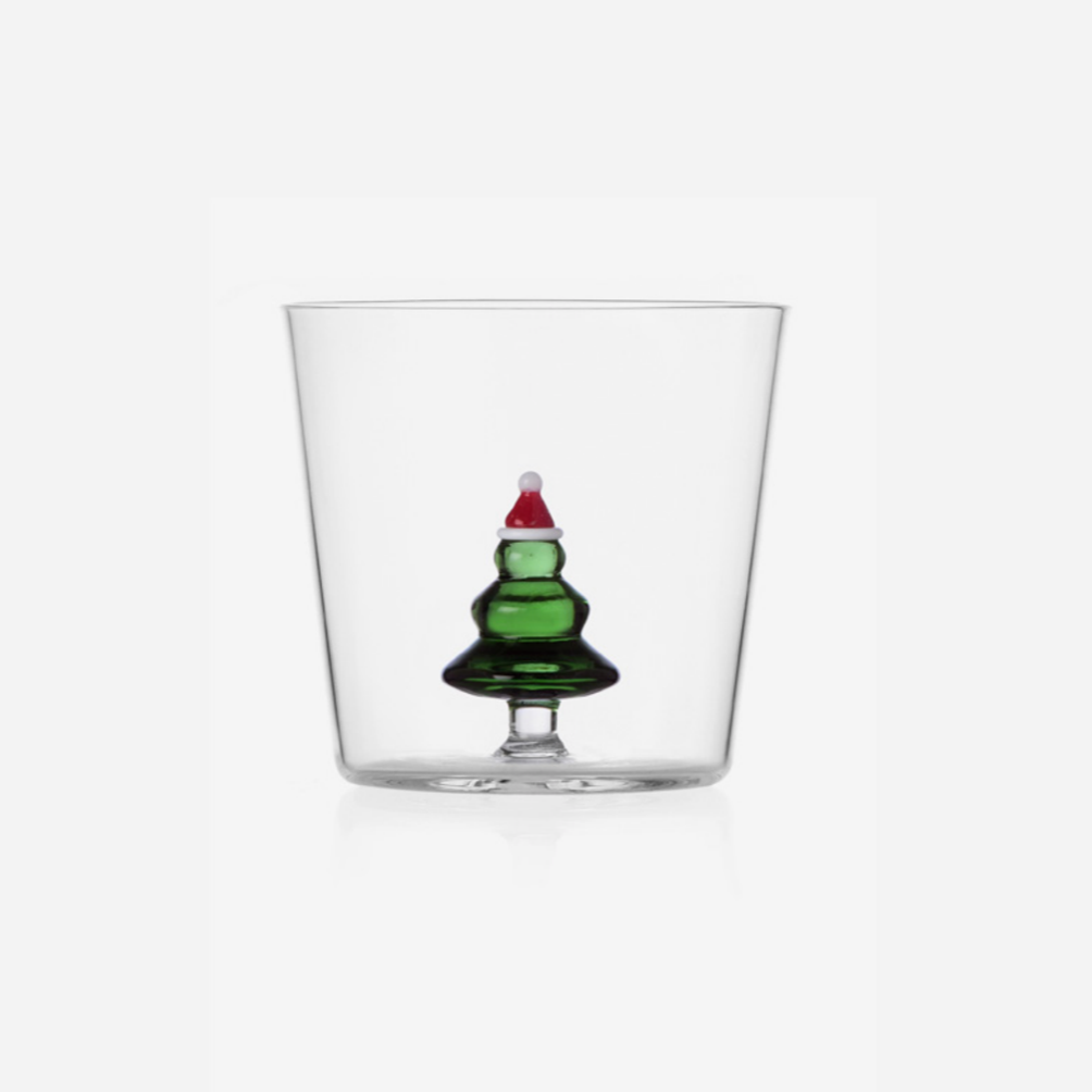 ICHENDORF MILANO HOLIDAY GLASS TUMBLERS – THE MORE THE HAPPIER