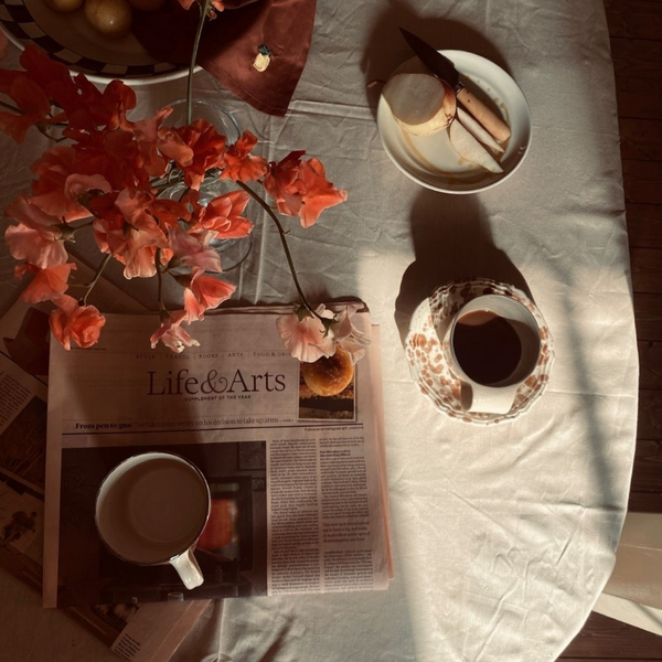 ORGANIC COTTON TABLECLOTH SODA