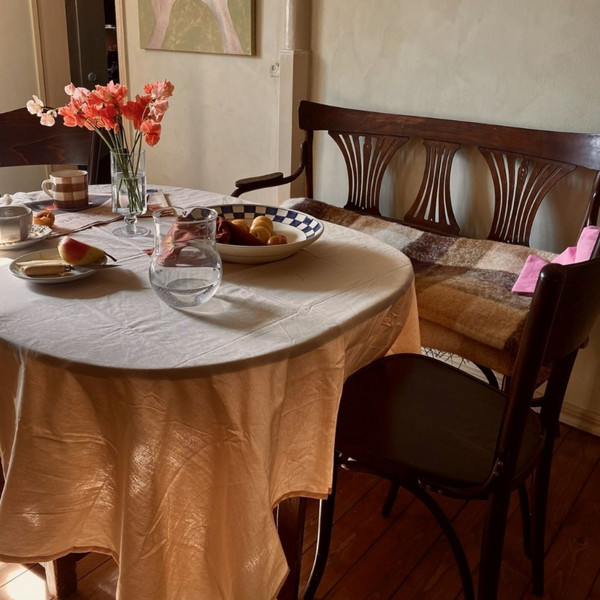 ORGANIC COTTON TABLECLOTH SODA