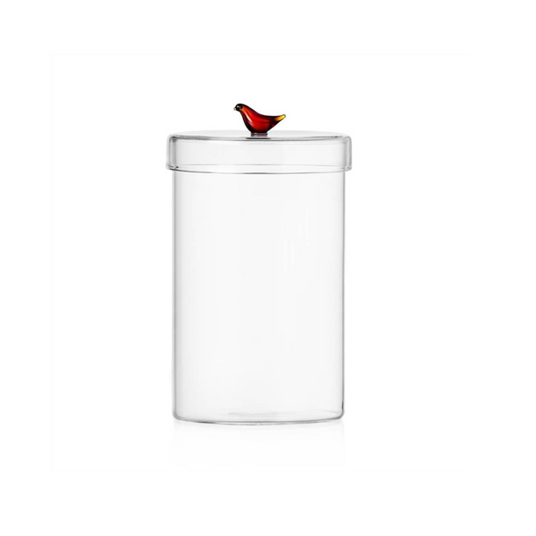 ICHENDORF MILANO BIRDS COLLECTION designed by Tomoko Mizu. Tall box amber bird