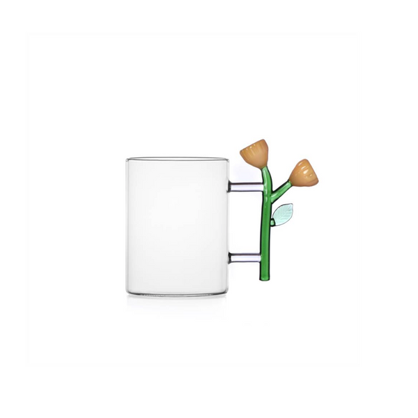 Ichendorf Milano BOTANICA Amber Flower mug designed by Alessandra Baldereschi