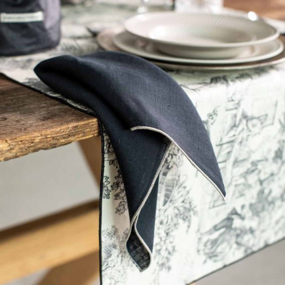 Blueberry Linen Napkins - Set/4 - 2 Sizes