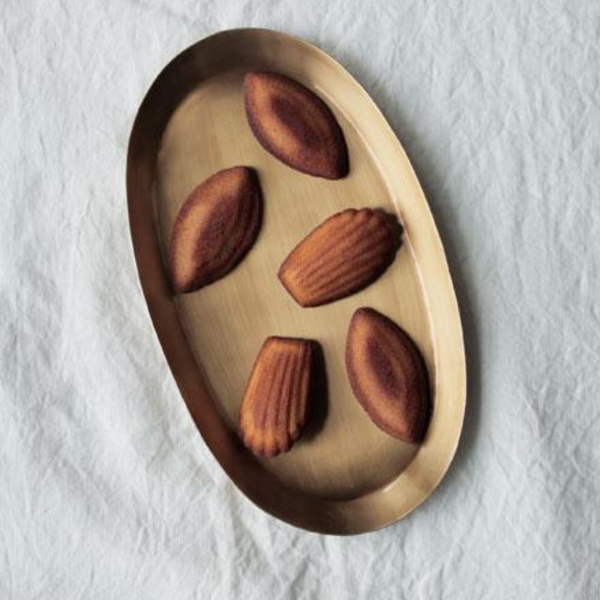 OVAL BRASS TRAY LARGE