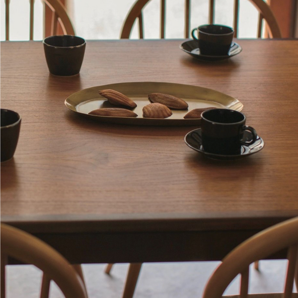 OVAL BRASS TRAY LARGE