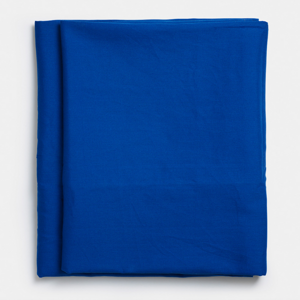 Midnatt Organic Cotton Tablocloth Siesta Cobalt Blue