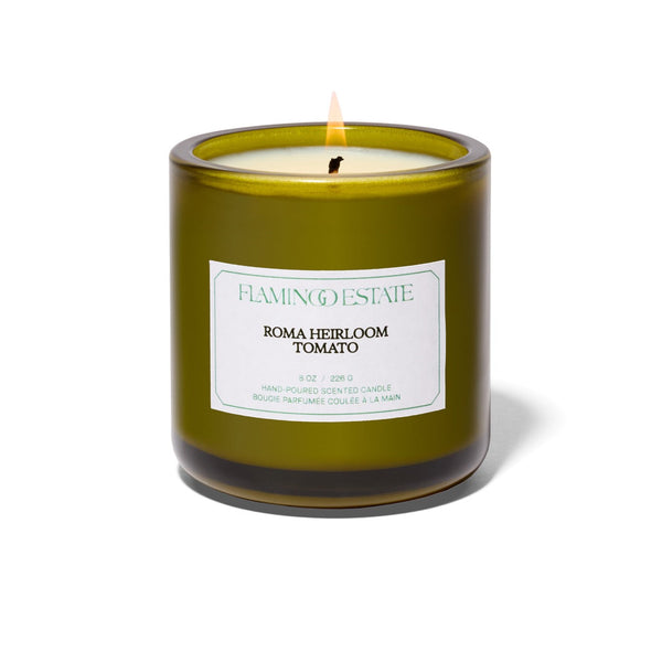 Roma Heirloom Tomato Scented Candle by Flamingo Estate.