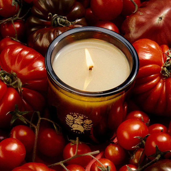 Roma Heirloom Tomato Scented Candle by Flamingo Estate.