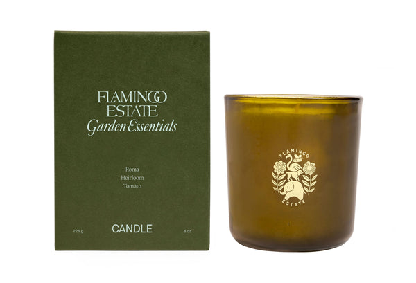 Roma Heirloom Tomato Scented Candle by Flamingo Estate.