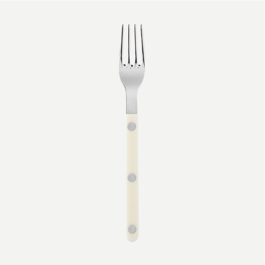 SABRE BISTROT SHINY DESSERT FORK IVORY