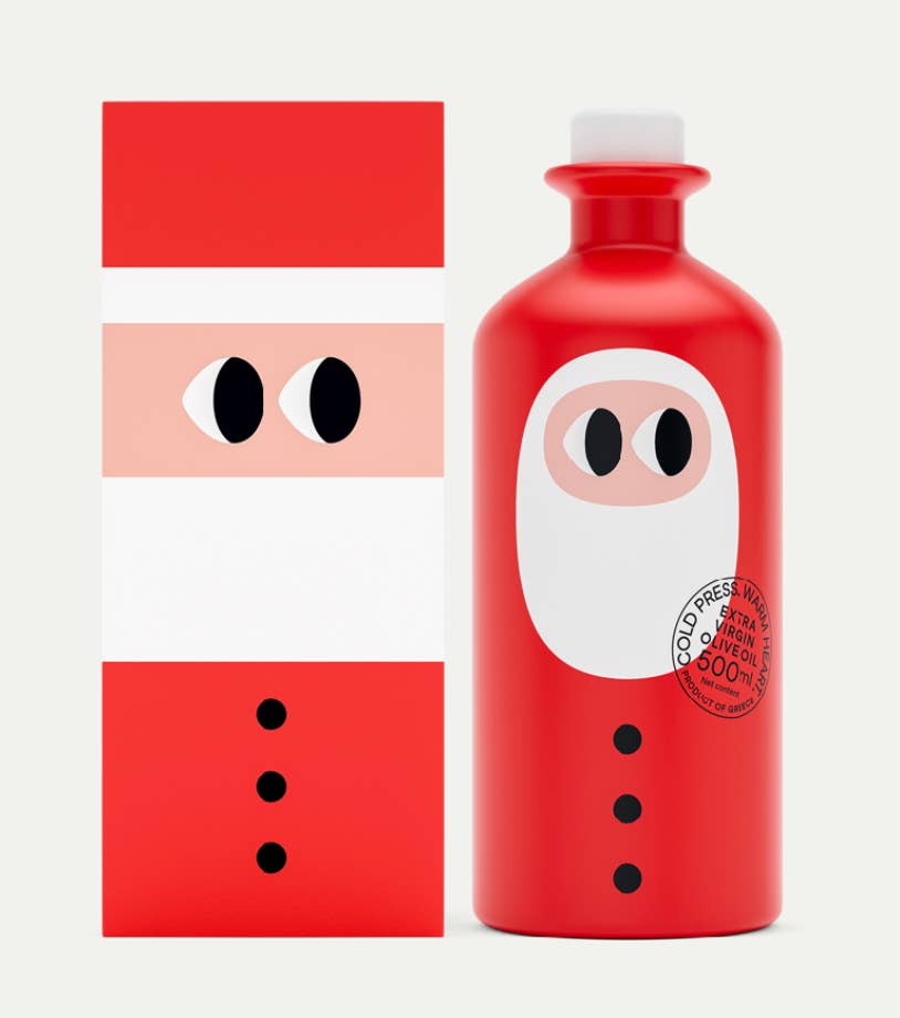 GREEK EXTRA VIRGIN OLIVE OIL 500ml (SANTA EDITION) W/ BOX