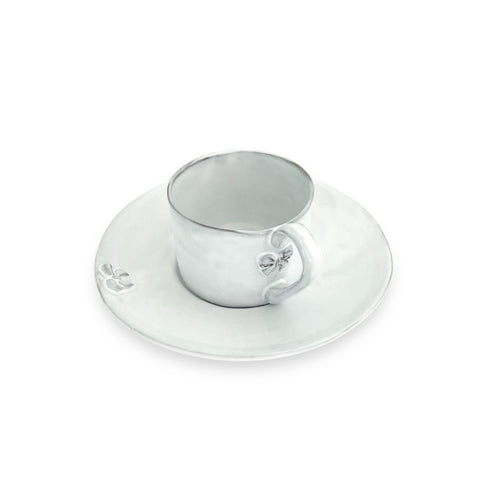 MARIE-ANTOINETTE KNOT CUP WITH HANDLE & SAUCER