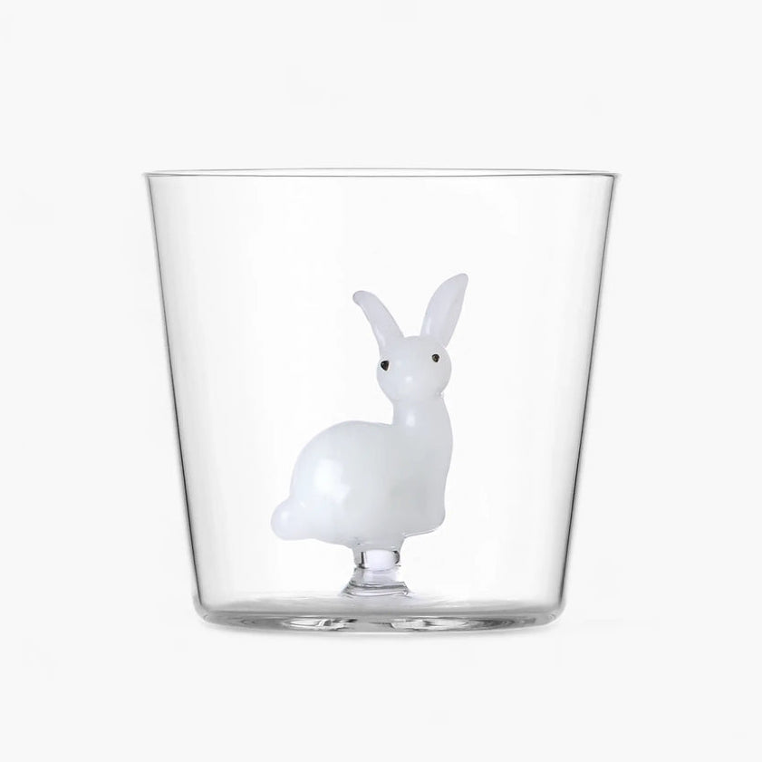 WOODLAND TALES WHITE RABBIT TUMBLER