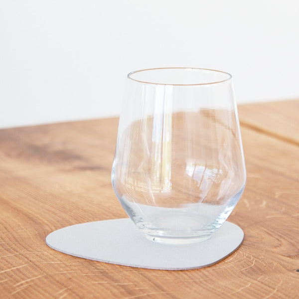 LEATHER GLASS MAT CURVE (5 COLORS)