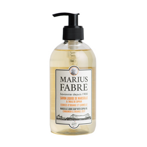 MARIUS FABRE MARSEILLE LIQUID SOAP - CINNAMON & ORANGE ZEST