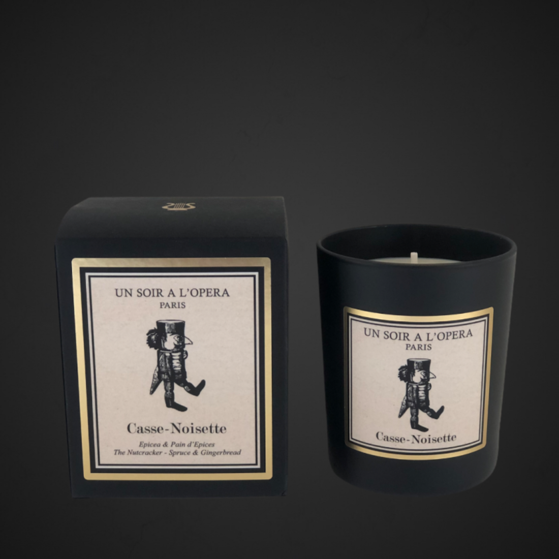 The Nutcracker Scented Candle (Spruce & Gingerbread) by Un Soir à l'Opéra (A night at the Opera)