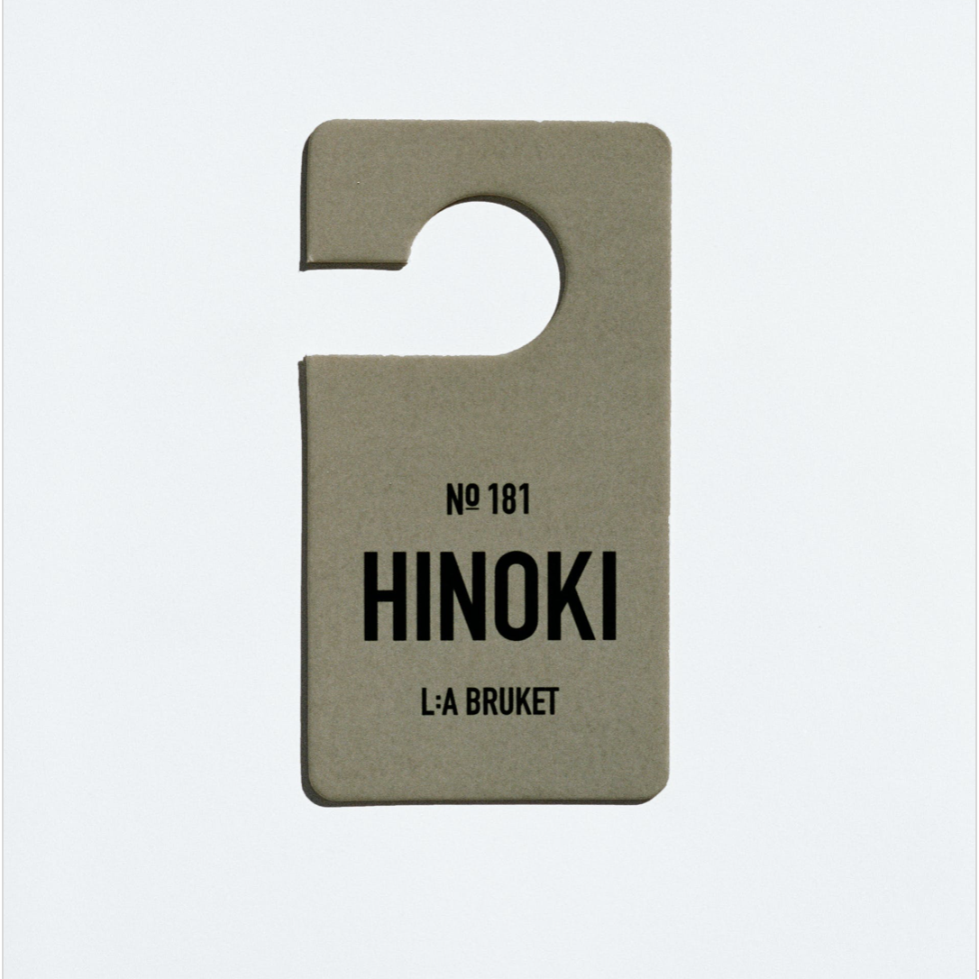 L:A BRUKET FRAGRANCE TAG - NO.181 HINOKI