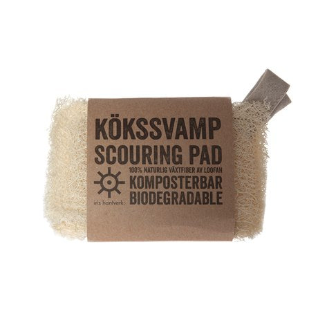 NATURAL SCOURING PADS SET OF 2 (FOR CLEANING & DISHWASHING)