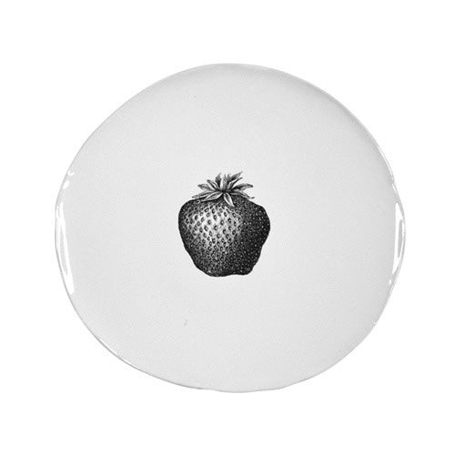 KUHN KERAMIK SOUVENIR BREAKFAST PLATE - Strawberry