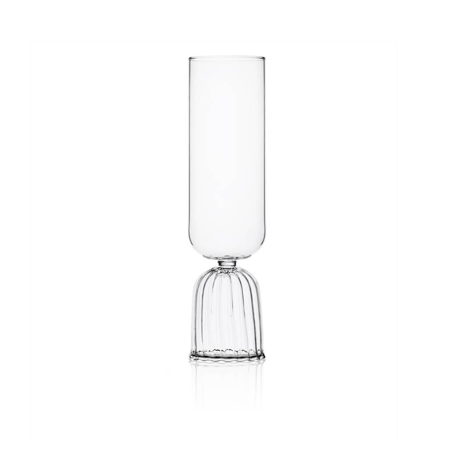 ICHENDORF MILANO TUTU GLASS COLLECTION Tutu Champagne flute glass designed by Denis Guidone